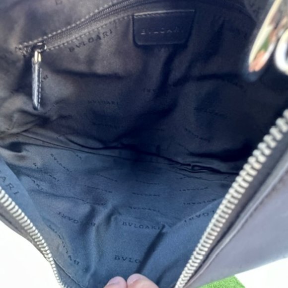 Authentic Bvlgari Denim & Leather Mania Hobo Bag - Picture 6 of 8